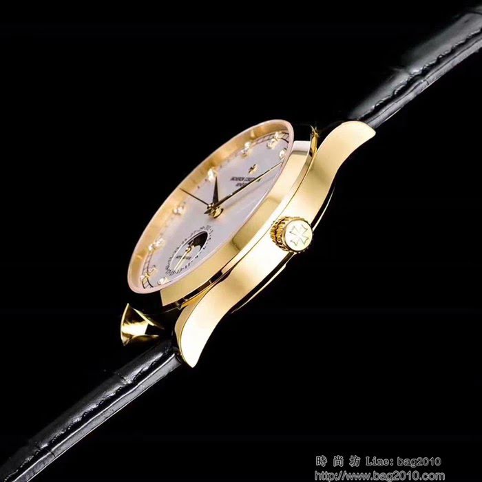 江詩丹頓 Vacheron Constantin 火爆上市 新款 六字位日月星晨功能 超級防水機芯 高檔男士腕表  wssb4872